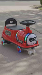 Train Style Auto Baby Walker - Orange