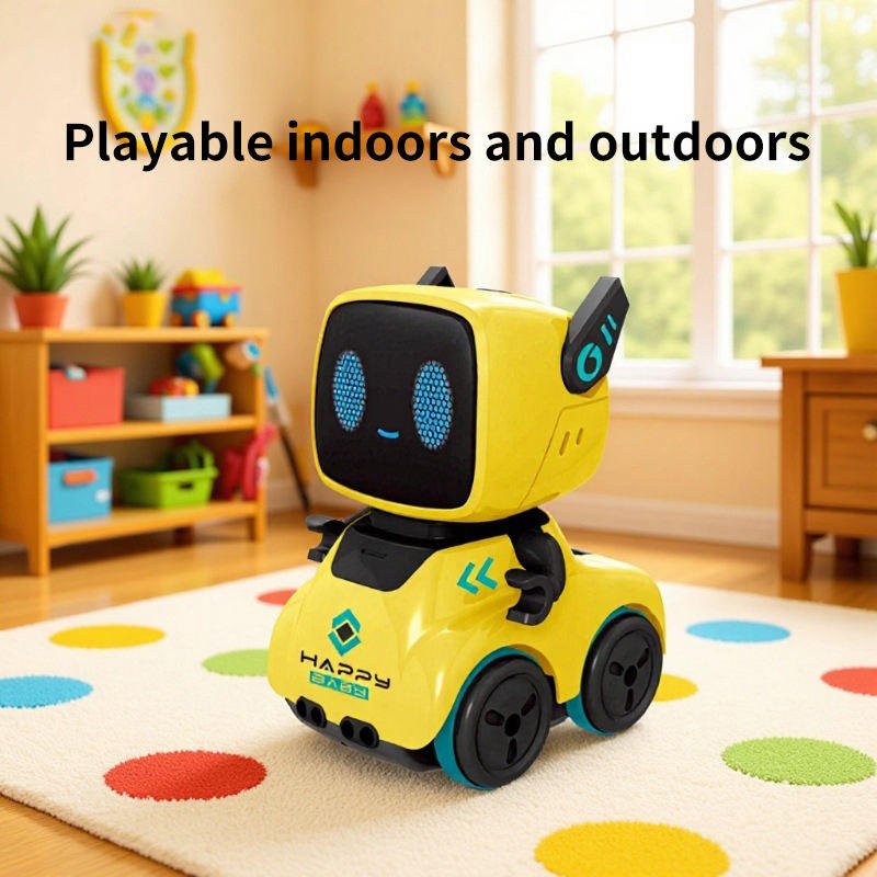 Remote & Induction Controlled Cute Robot