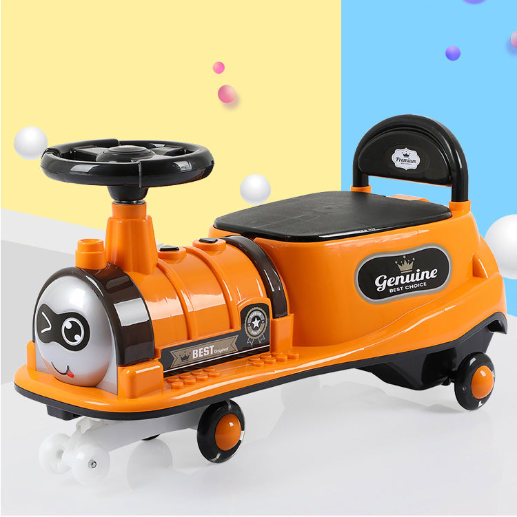 Train Style Auto Baby Walker - Orange